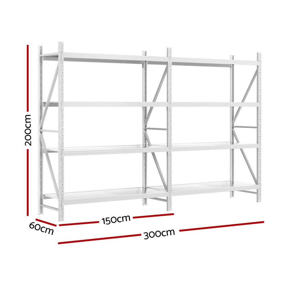 3Mx2M Giantz Garage Shelving | Warehouse Rack