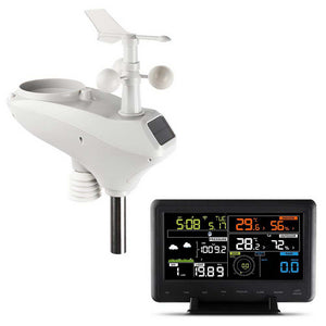 Devanti Wireless WiFi Professional Weather Station | Solar Sensor | LCD | UV Light