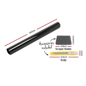 Window Tint Film | Black Roll | 15% VLT | Home House | 100cm x 30m | Tinting Tools