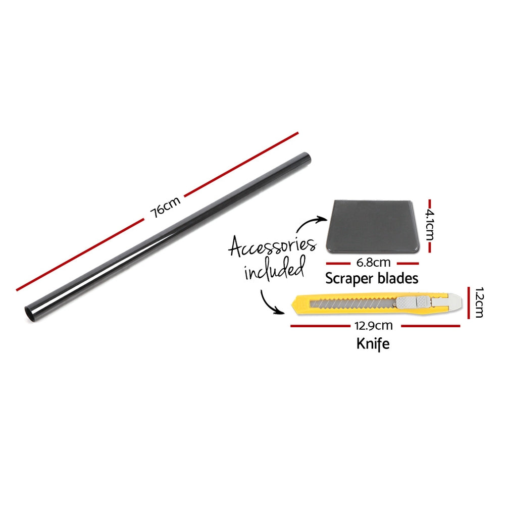 Window Tint Film | Black Roll | 5% VLT | Home House | 76cm x 7m | Tinting Tools