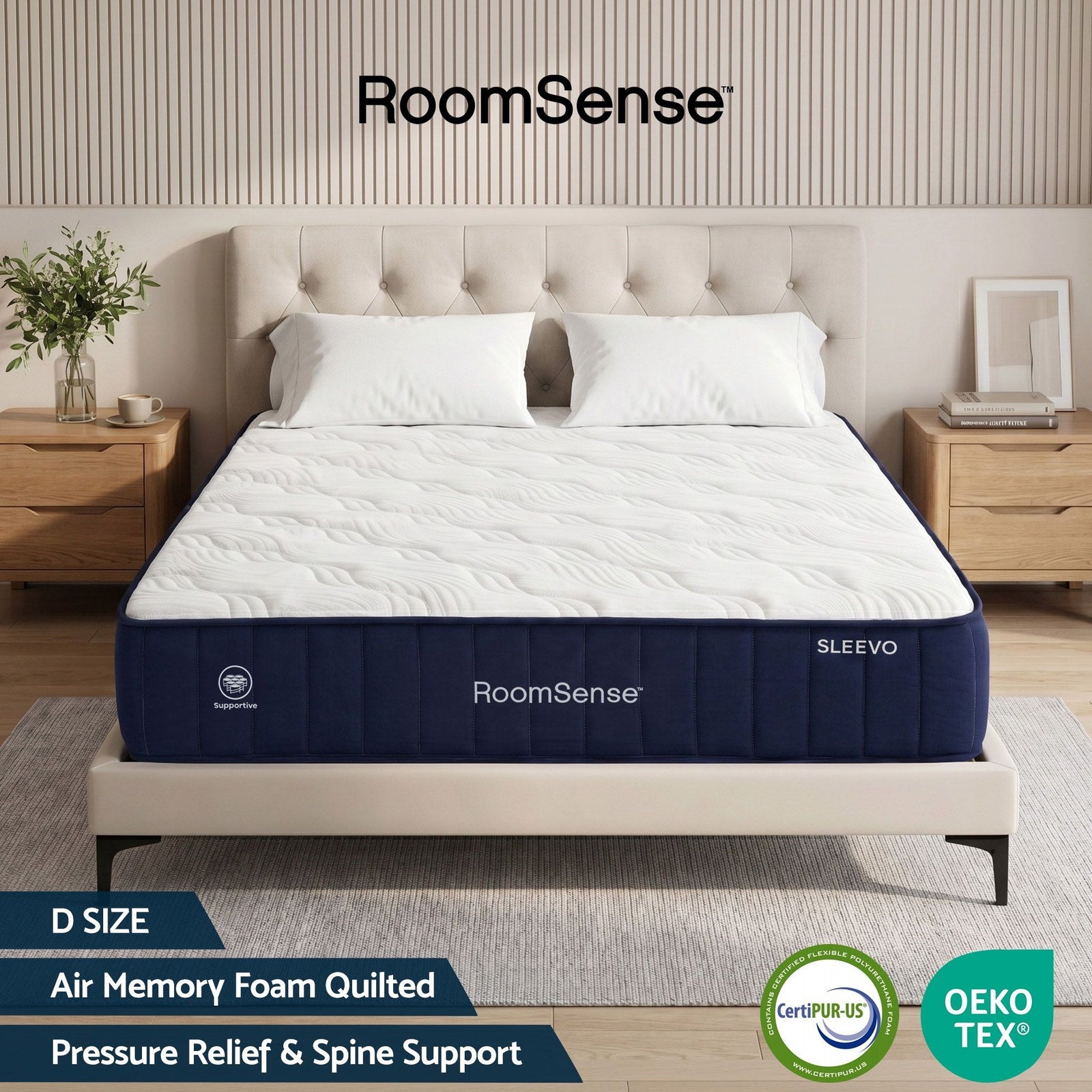 Orthopaedic Hybrid Mattress | Double | 26cm Firm Pocket Spring