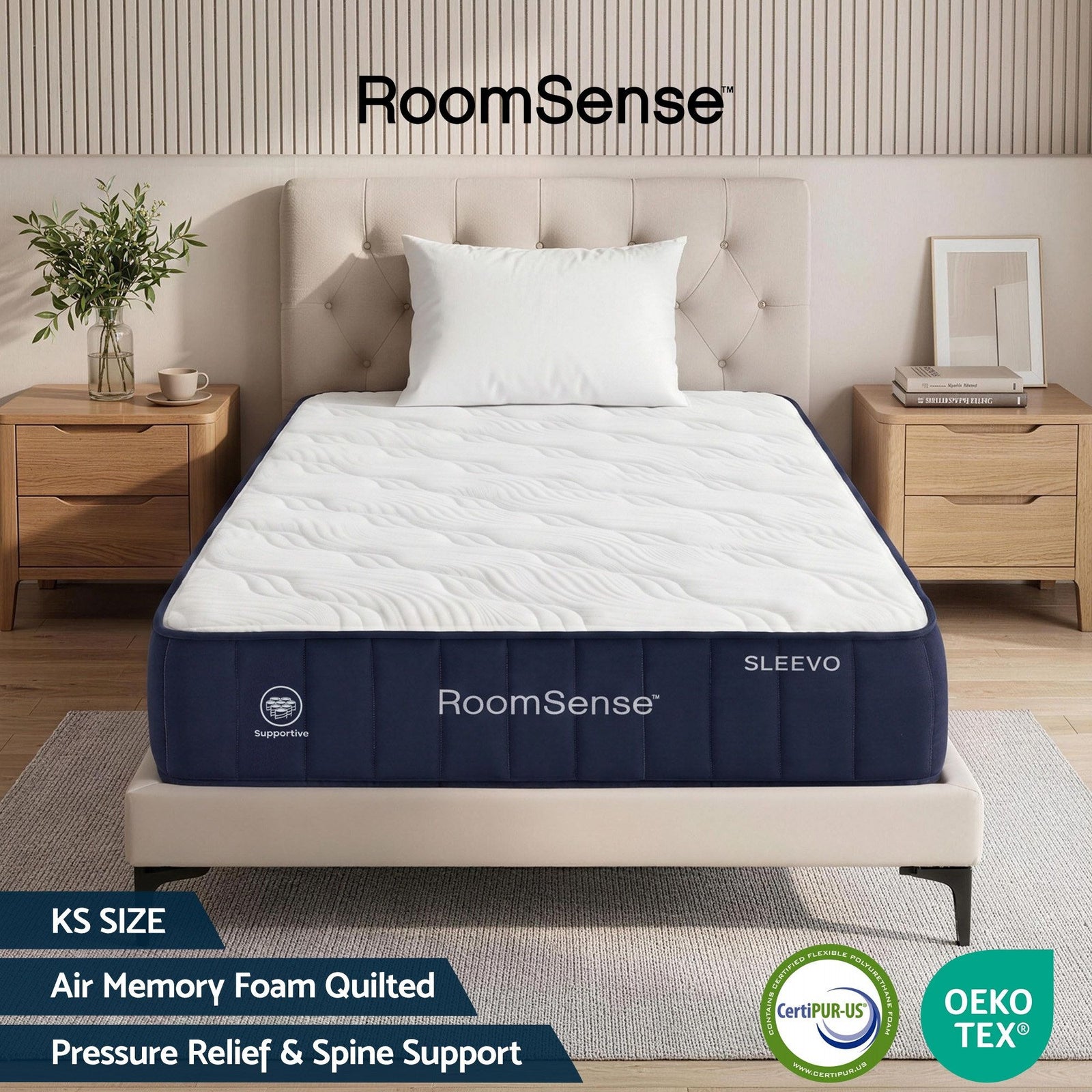 Orthopaedic Hybrid Mattress | King Single | 26cm Firm Pocket Spring