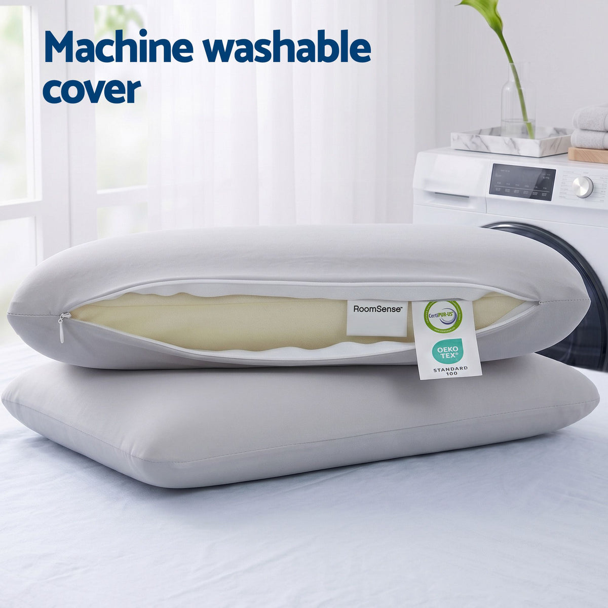 Cooling Memory Foam Pillow | Solid Core Side Sleeper Pillow