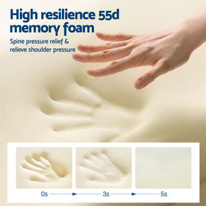 Cooling Memory Foam Pillow | Dual-Sided Queen Size Pillow