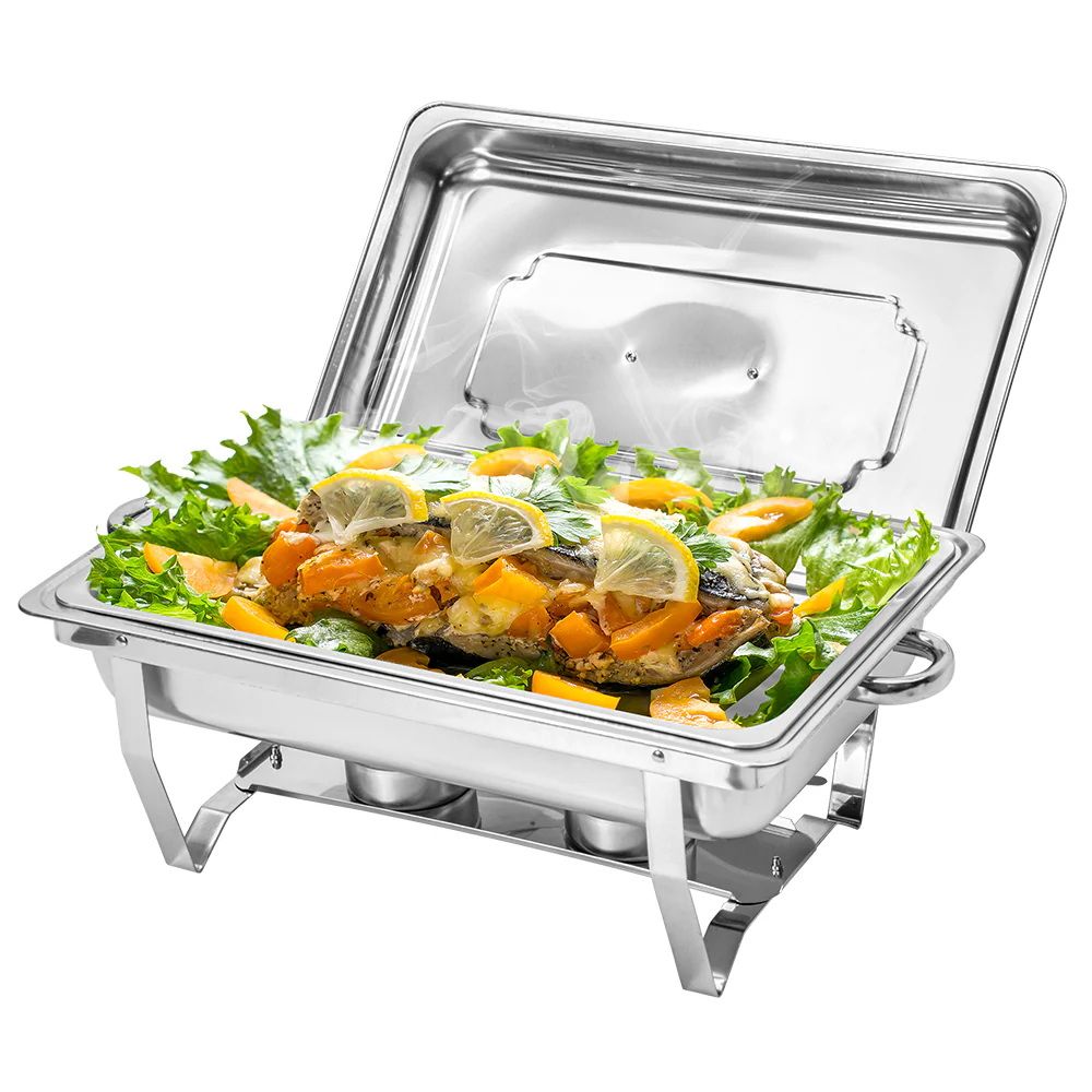 Stainless Steel Chafing Dish Set | 9L | Buffet Food Warmer