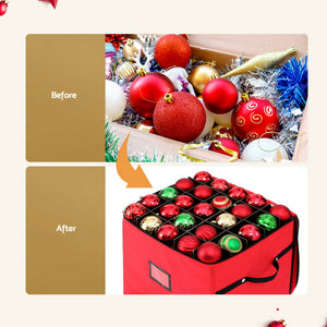Christmas Bauble Storage Cart | Roller with 125 Dividers