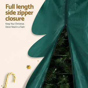 Christmas Tree Storage Bag | Fits Trees up to 9ft | Durable Xmas Bag | Green