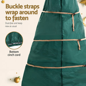 Christmas Tree Storage Bag | Fits Trees up to 9ft | Durable Xmas Bag | Green