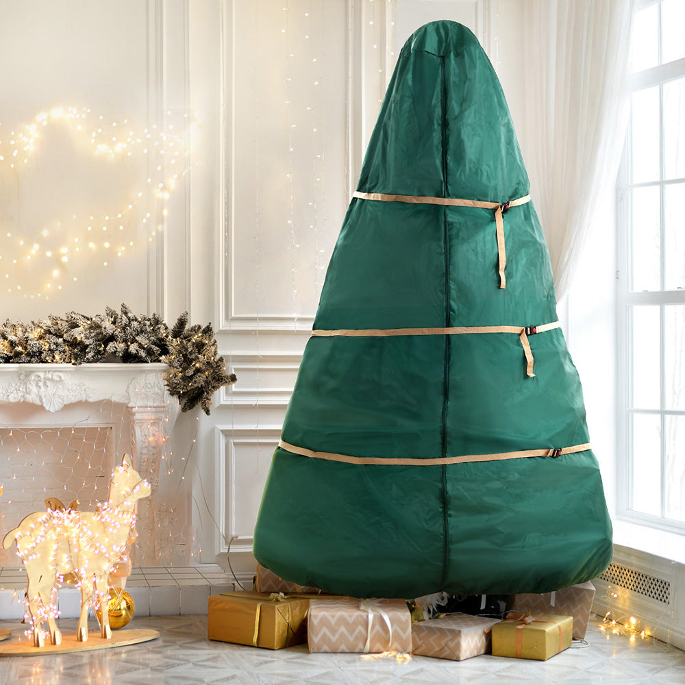 Christmas Tree Storage Bag | Fits Trees up to 9ft | Durable Xmas Bag | Green