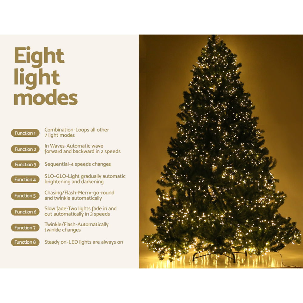 Christmas Tree | 1.8M Xmas Tree Decorations | 1980 LEDs | 8 Light Modes