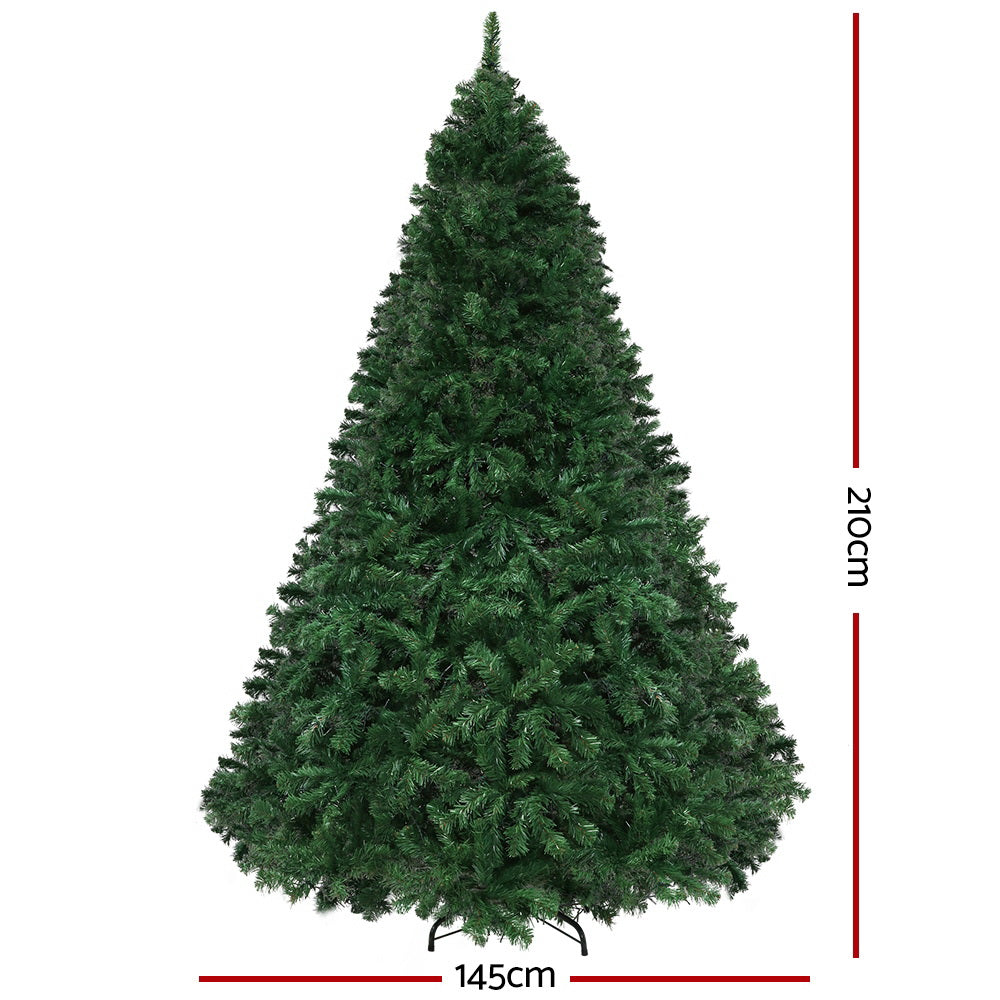 Christmas Tree | 2.1M | Xmas Tree Decor | 2800 LED Lights | 8 Modes