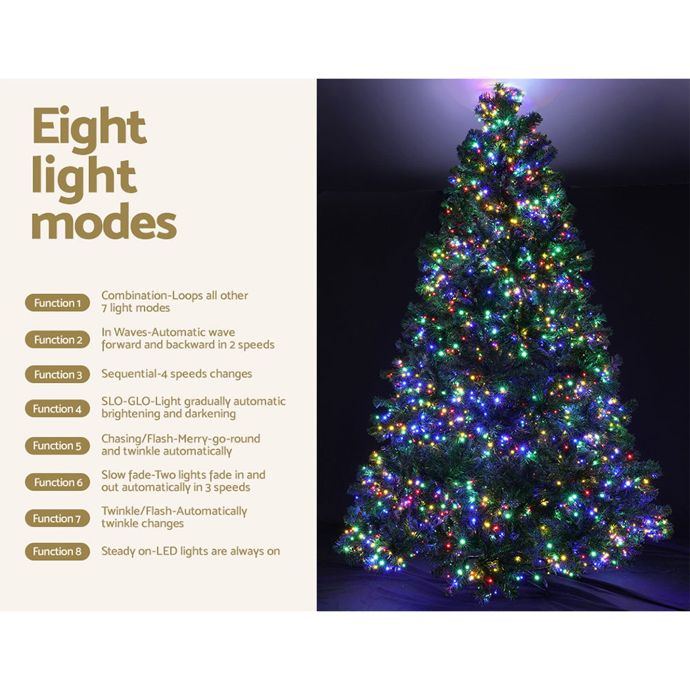 Christmas Tree | 2.1M | Xmas Tree Decor | 2800 LED Lights | 8 Modes