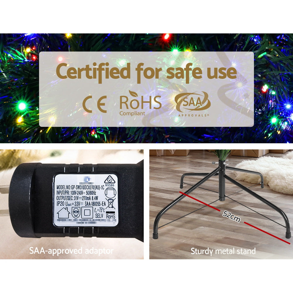 Christmas Tree | 2.1M | Xmas Tree Decor | 2800 LED Lights | 8 Modes