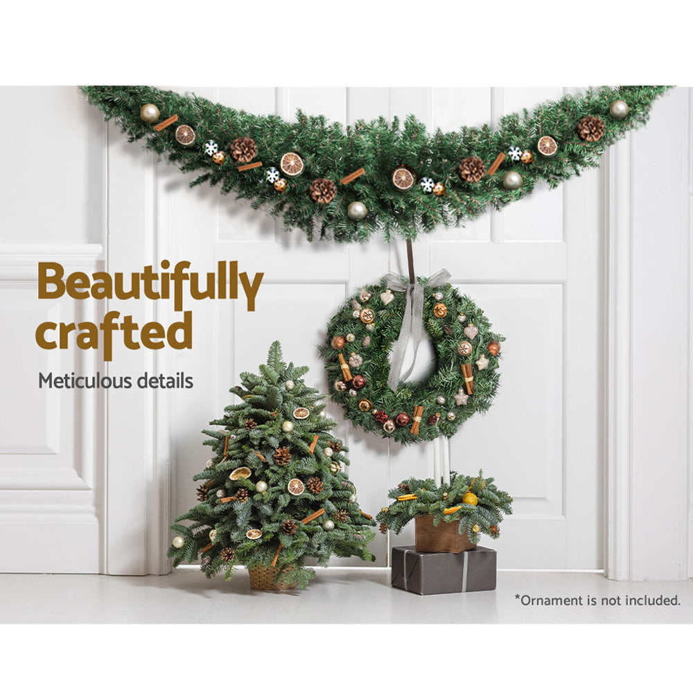Christmas Garland | 2.1M | Xmas Decorations | Green Wedding Party