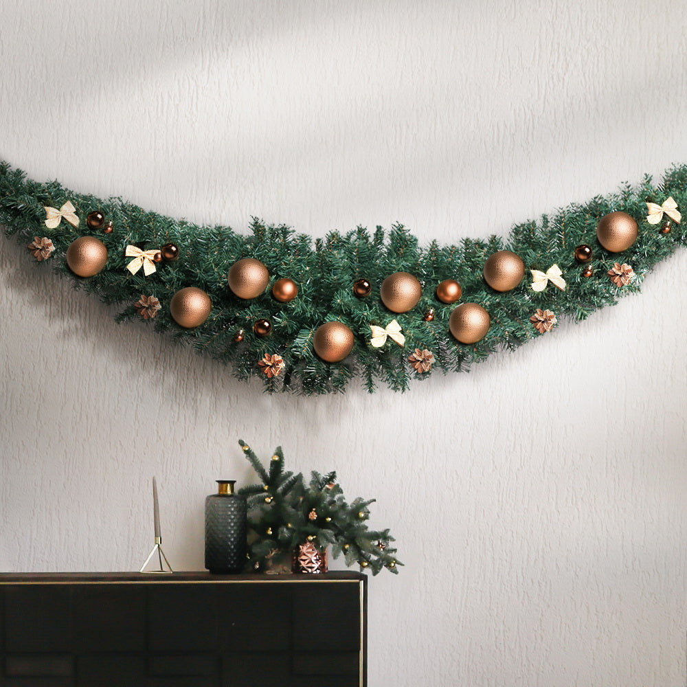 Christmas Garland | 2.1M | Xmas Decorations | Green Wedding Party