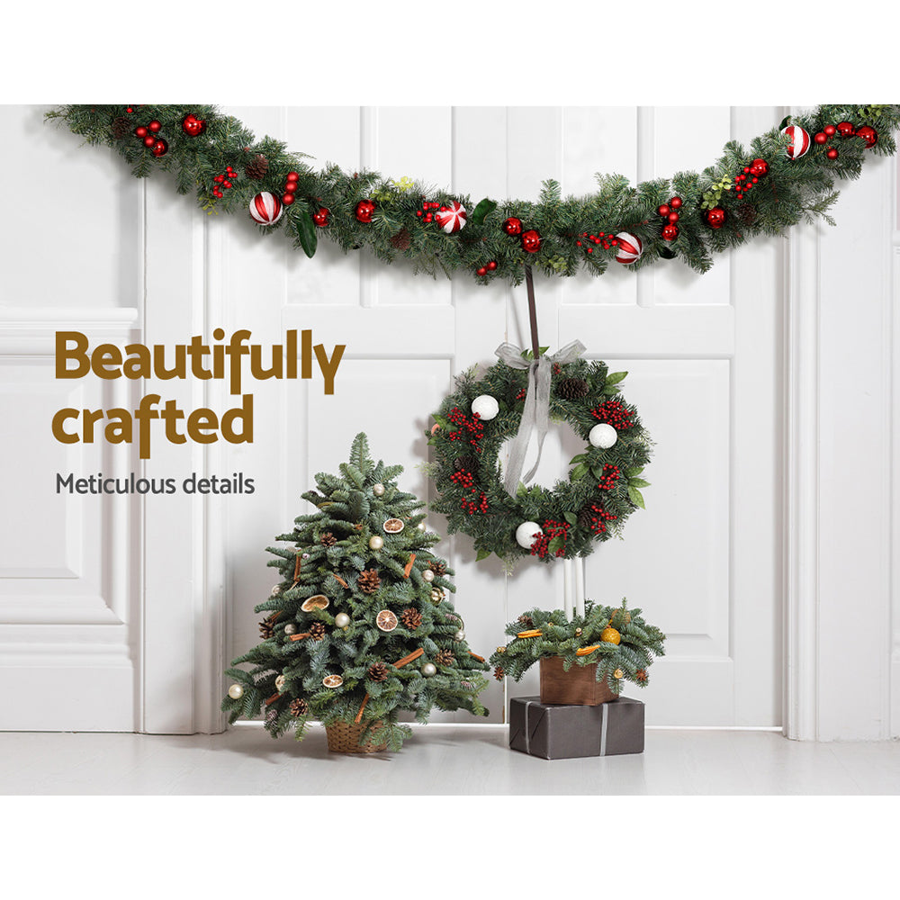 Christmas Garland | 2.7M | with Decorations | Xmas Wedding Party