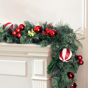 Christmas Garland | 2.7M | with Decorations | Xmas Wedding Party