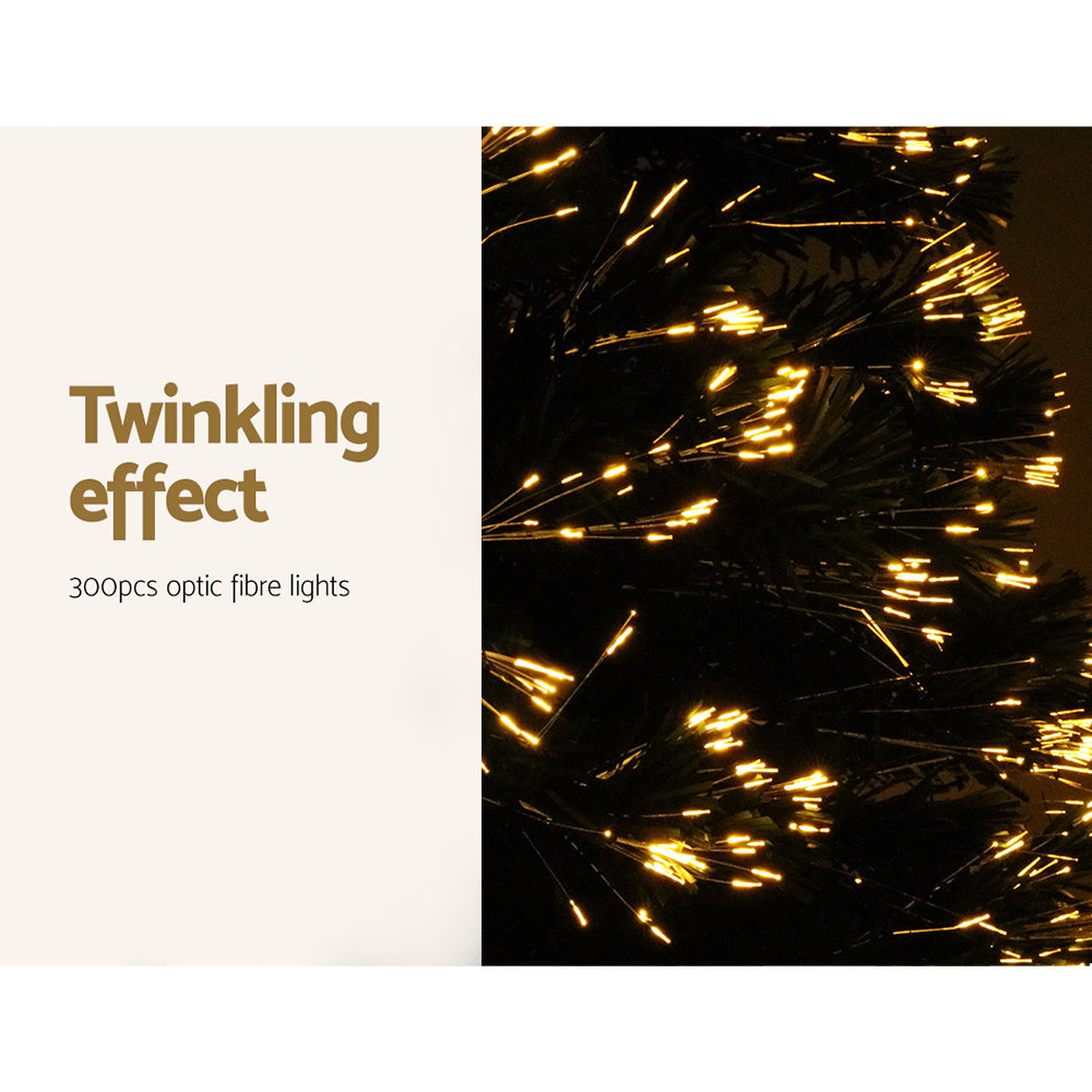 Christmas Tree | 1.8M | Optic Fibre LED Xmas Tree | Warm White