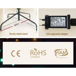Christmas Tree | 1.8M | Optic Fibre LED Xmas Tree | Warm White