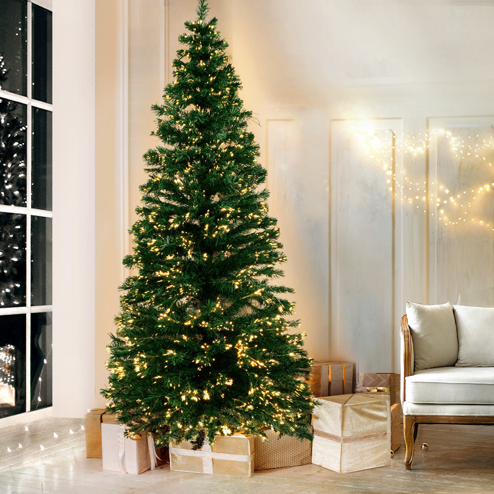 Christmas Tree | 1.8M | Optic Fibre LED Xmas Tree | Warm White