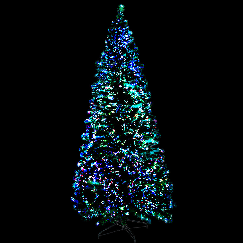 Christmas Tree | 1.8M | Optic Fibre LED Xmas Tree | Warm White