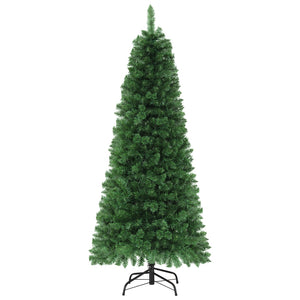 Pre-Lit Christmas Tree 1.8m | 8 Light Modes | Multi-Colour LED | 200 Lights