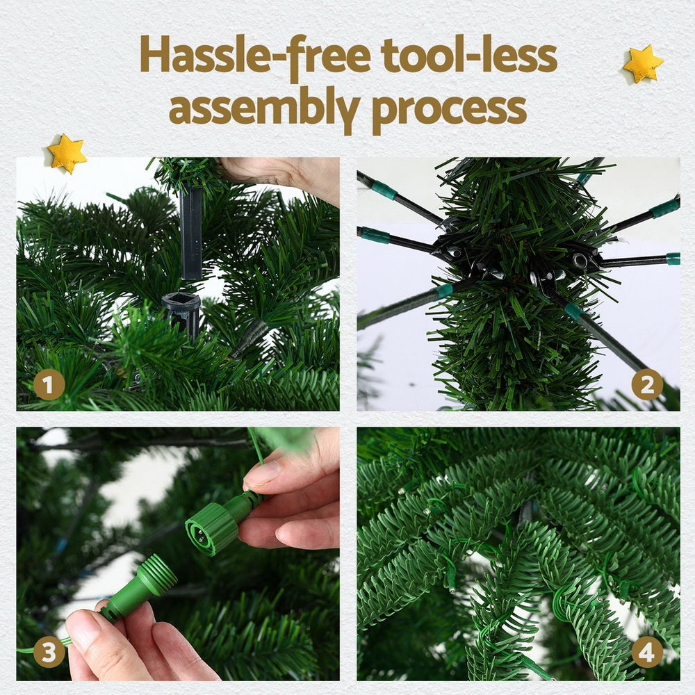 Christmas Tree 2.1m | LED Sparse Design | 860 Tips | Party & Holiday Decoration