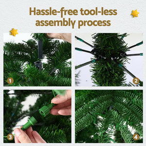 Christmas Tree 2.1m | LED Sparse Design | 860 Tips | Party & Holiday Decoration