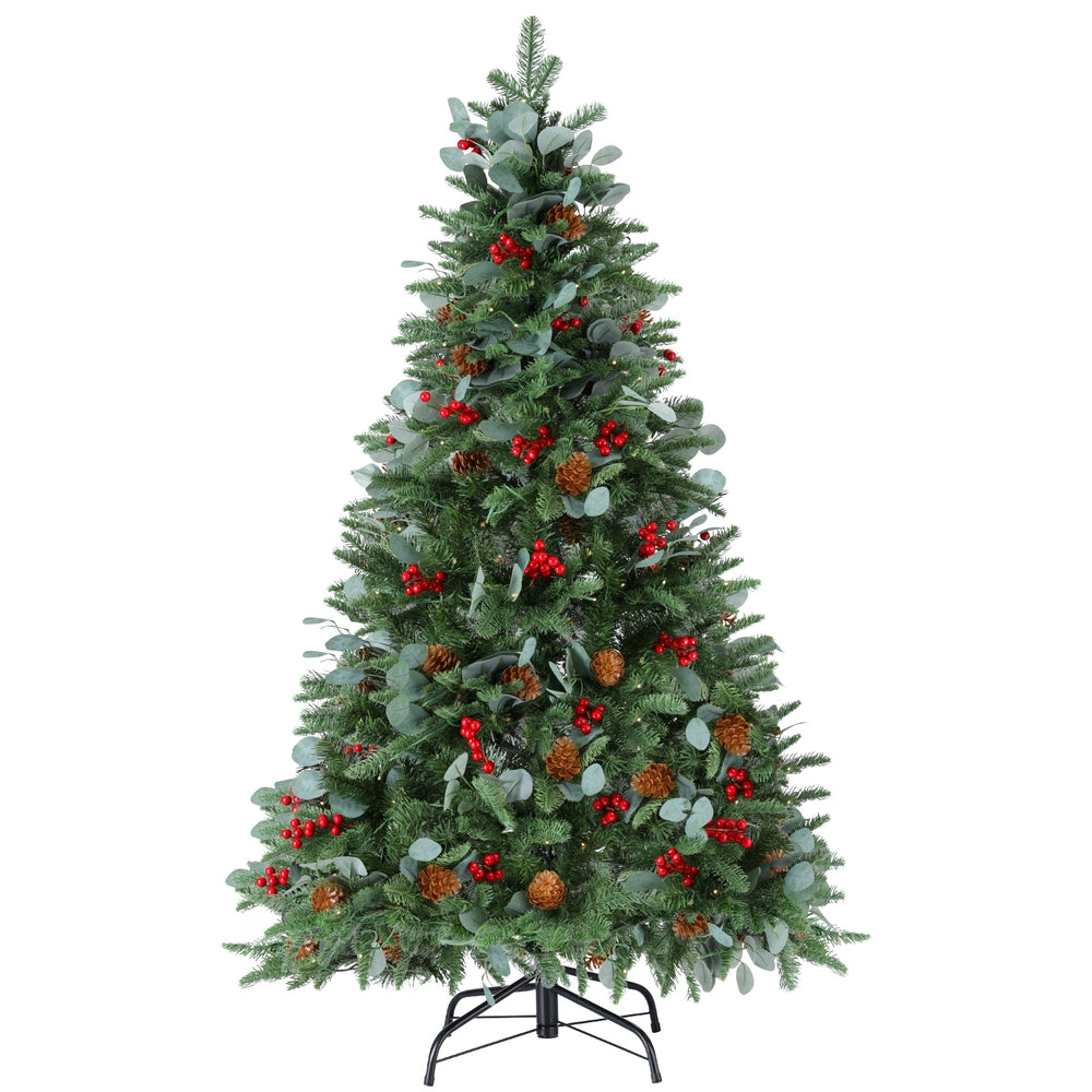 Christmas Tree 1.5m | LED Lights | 355 Tips | Compact Party & Holiday Decoration