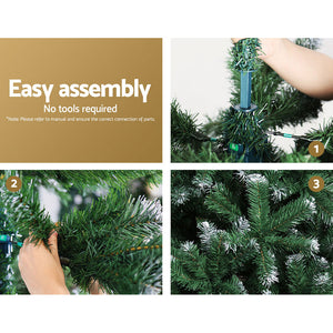Christmas Tree | 2.1M | Snowy Xmas Tree Decoration | 905 Tips