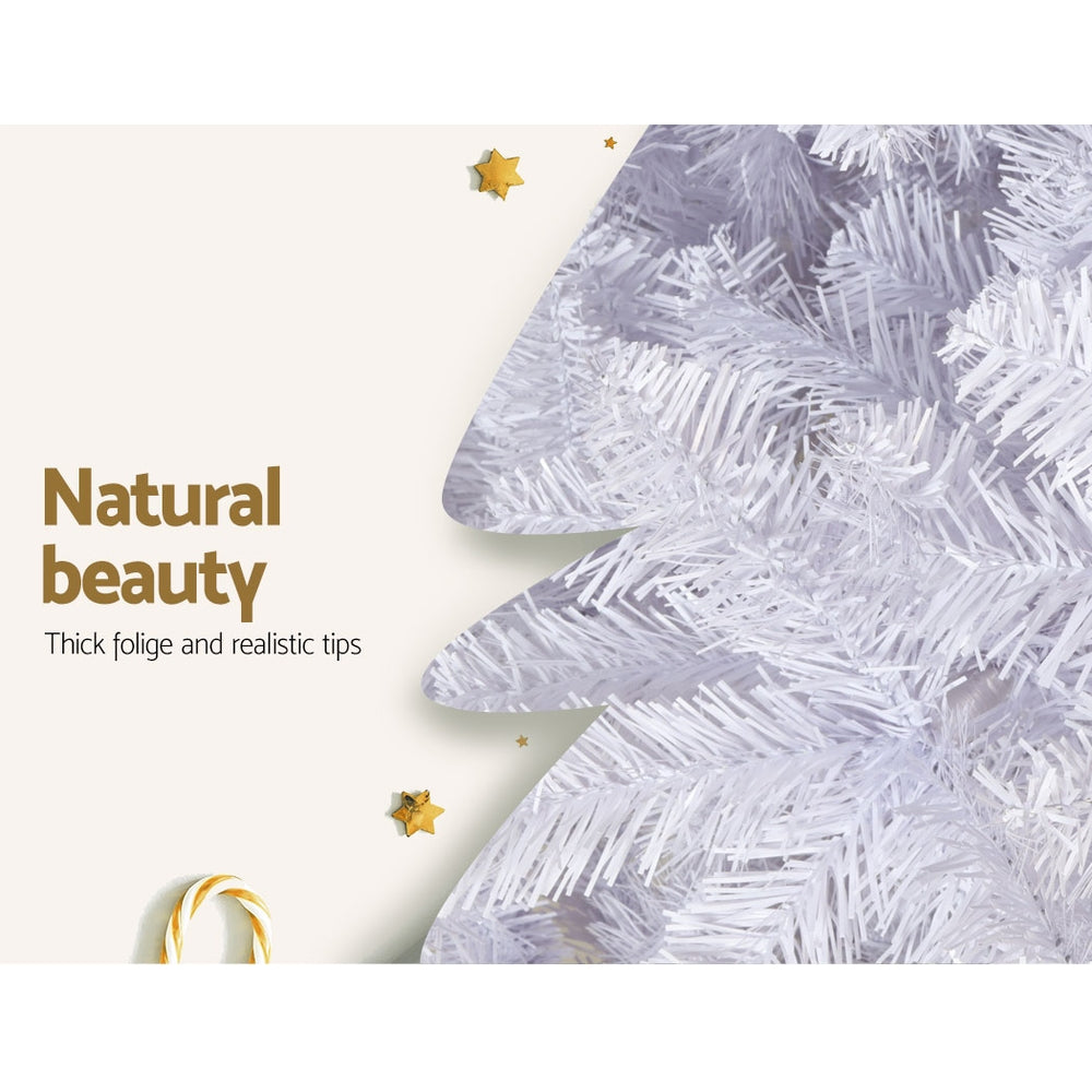 Christmas Tree | 2.1M | 1000 White Tips | Xmas Tree Decorations