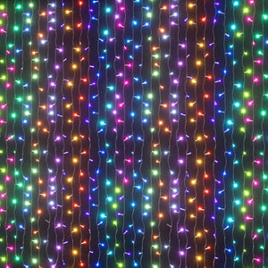 Christmas Curtain Lights | 3x6M | 960 LED | RGB Remote Control