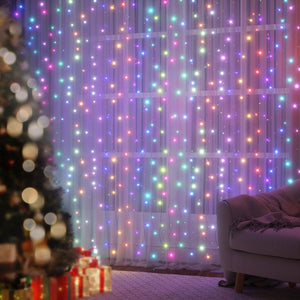 Christmas Curtain Lights | 3x6M | 960 LED | RGB Remote Control