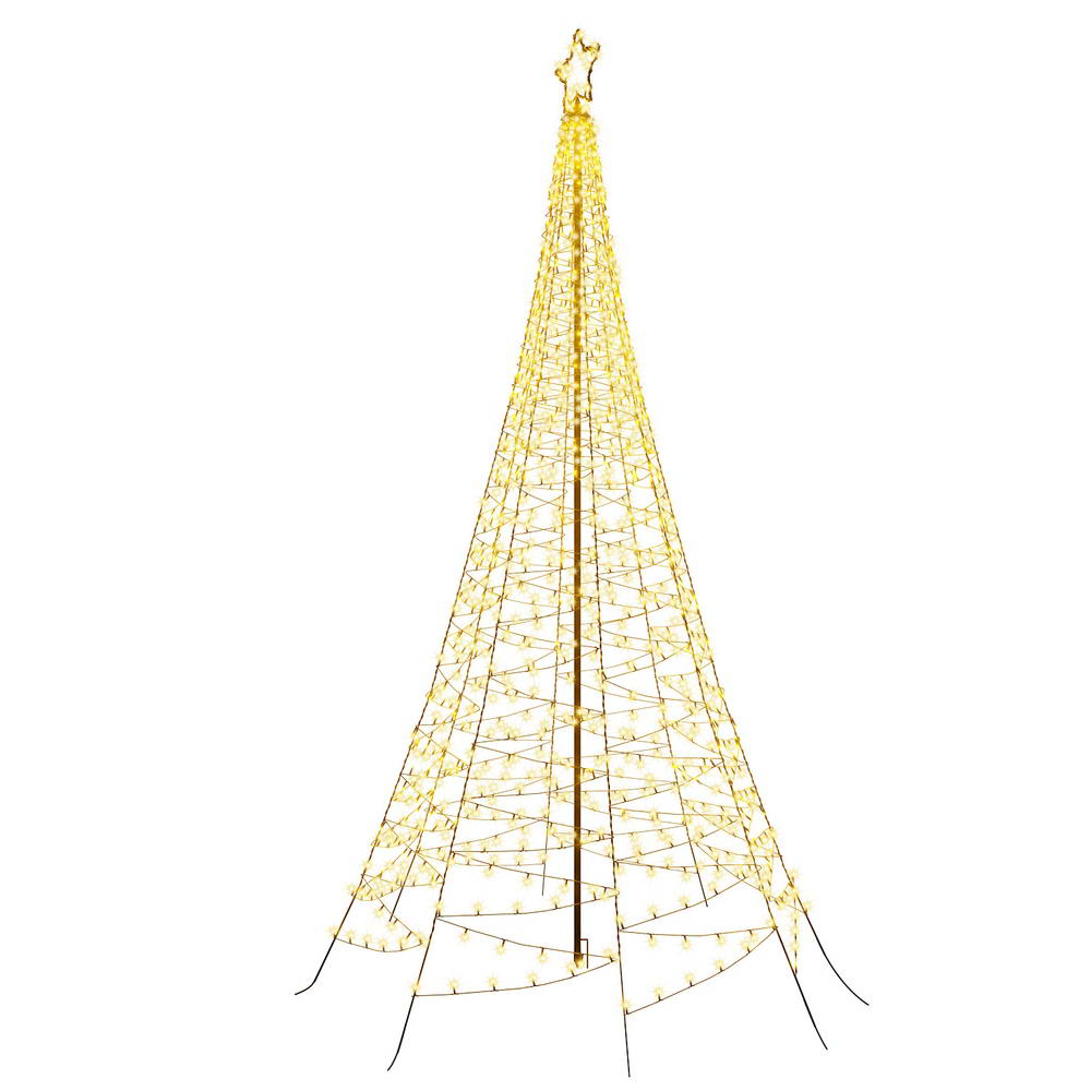 Christmas Tree | 3.6M | 800 LED | Solar Net Lights |  | Outdoor Xmas Lighting