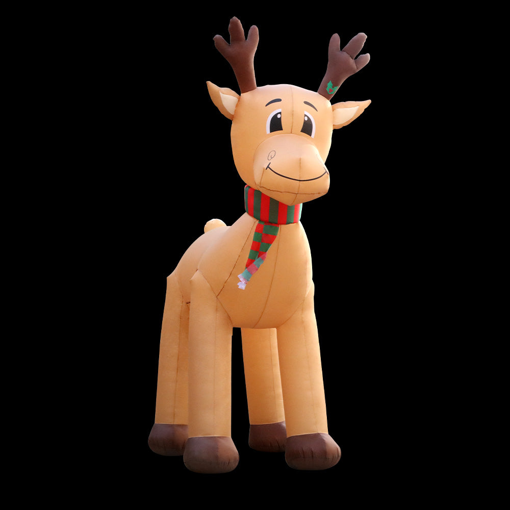 Christmas Inflatable Reindeer | 5M | Illuminated Decorations