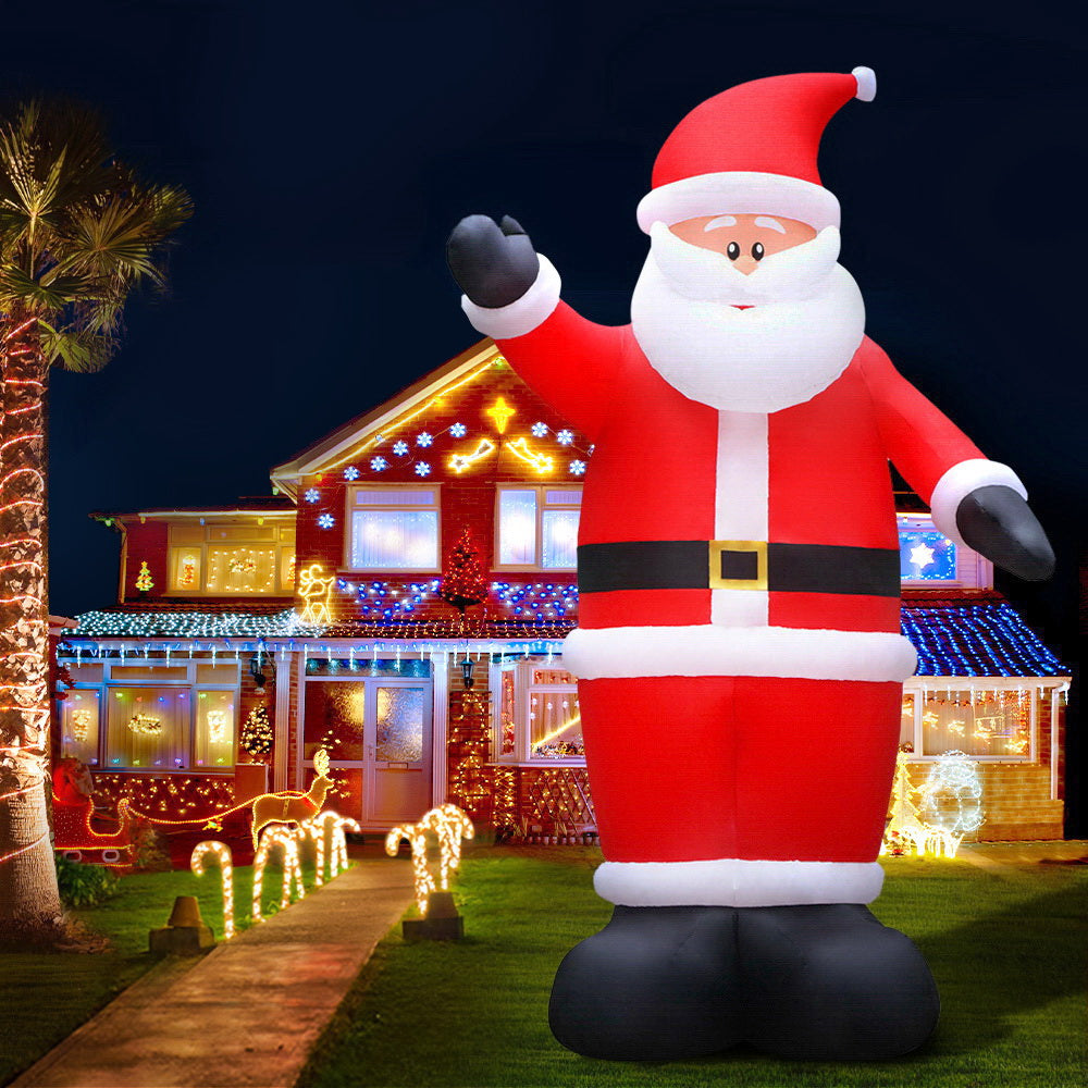 Christmas Inflatable Santa | 5M | Illuminated Decorations