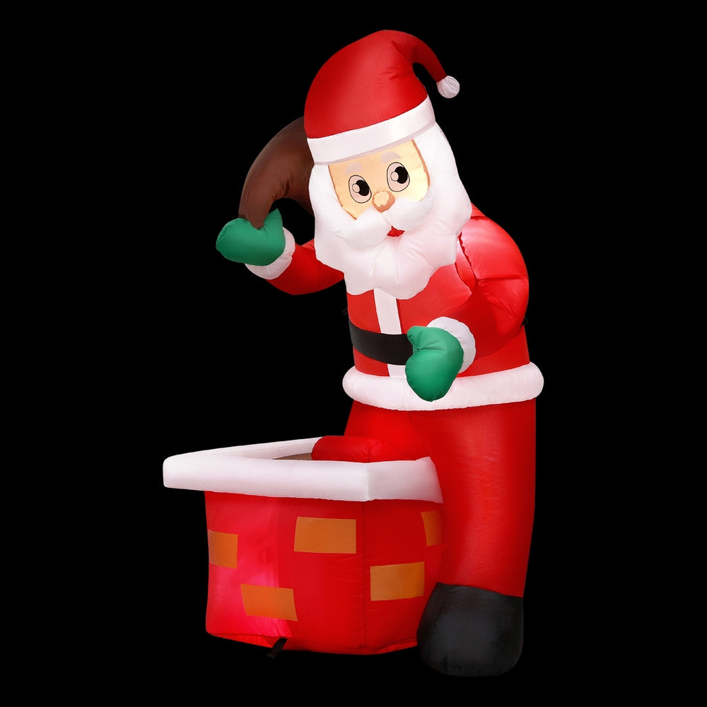 Christmas Inflatable Santa | LED Illuminated Decorations |  | Holiday Display