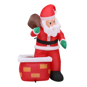 Christmas Inflatable Santa | LED Illuminated Decorations |  | Holiday Display