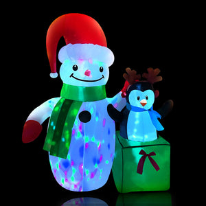 Christmas Inflatable Snowman | 1.8M | Illuminated Decorations