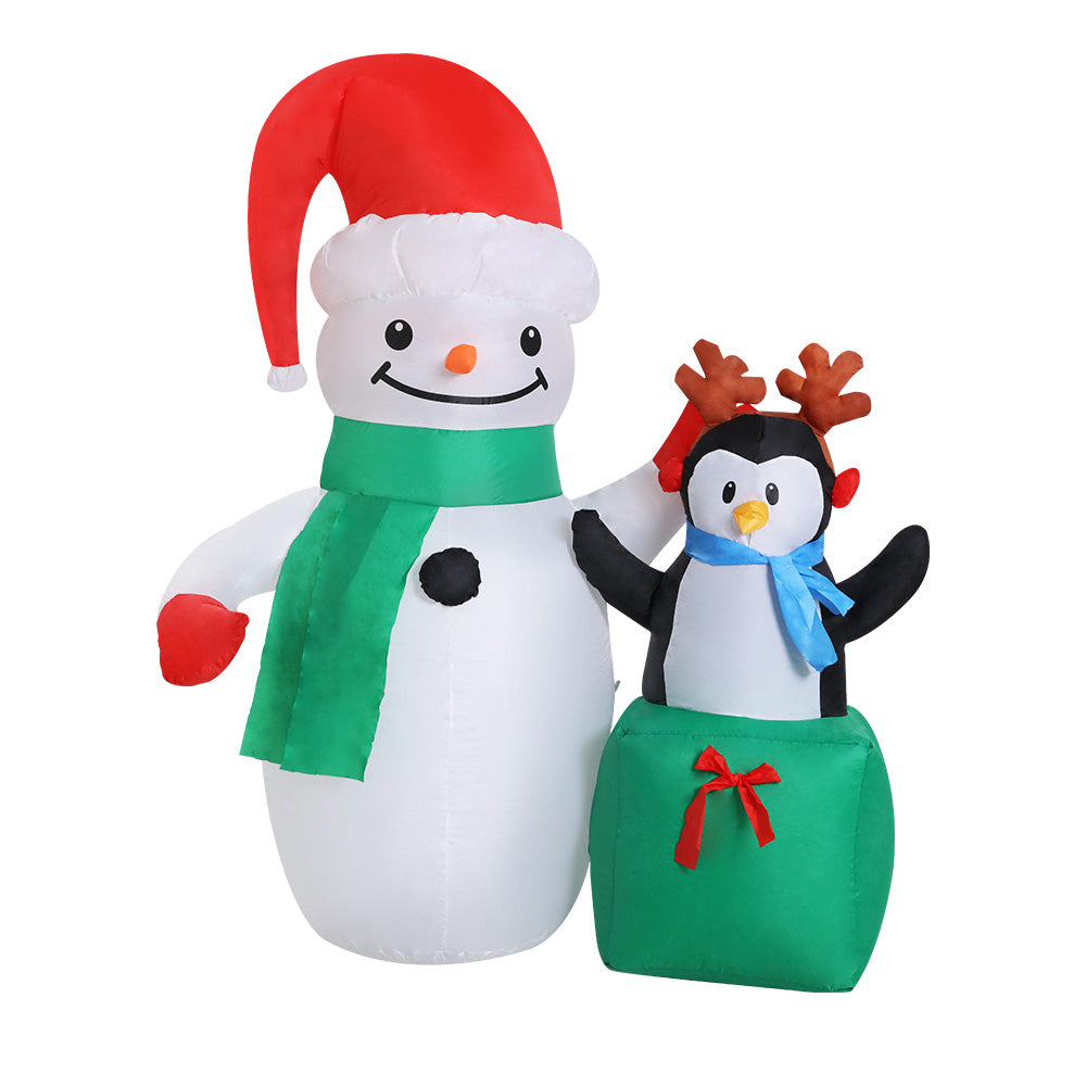 Christmas Inflatable Snowman | 1.8M | Illuminated Decorations