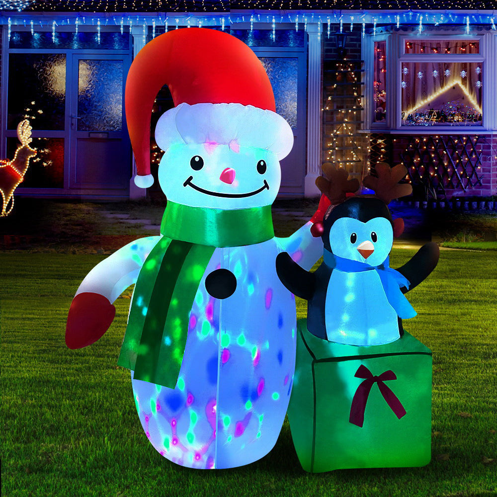 Christmas Inflatable Snowman | 1.8M | Illuminated Decorations