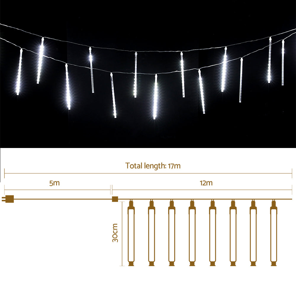 Christmas Lights | 12M Icicle Light | 960 LED Falling Meteor Effect