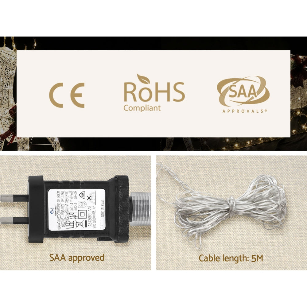 Christmas Lights | 12M Icicle Light | 960 LED Falling Meteor Effect