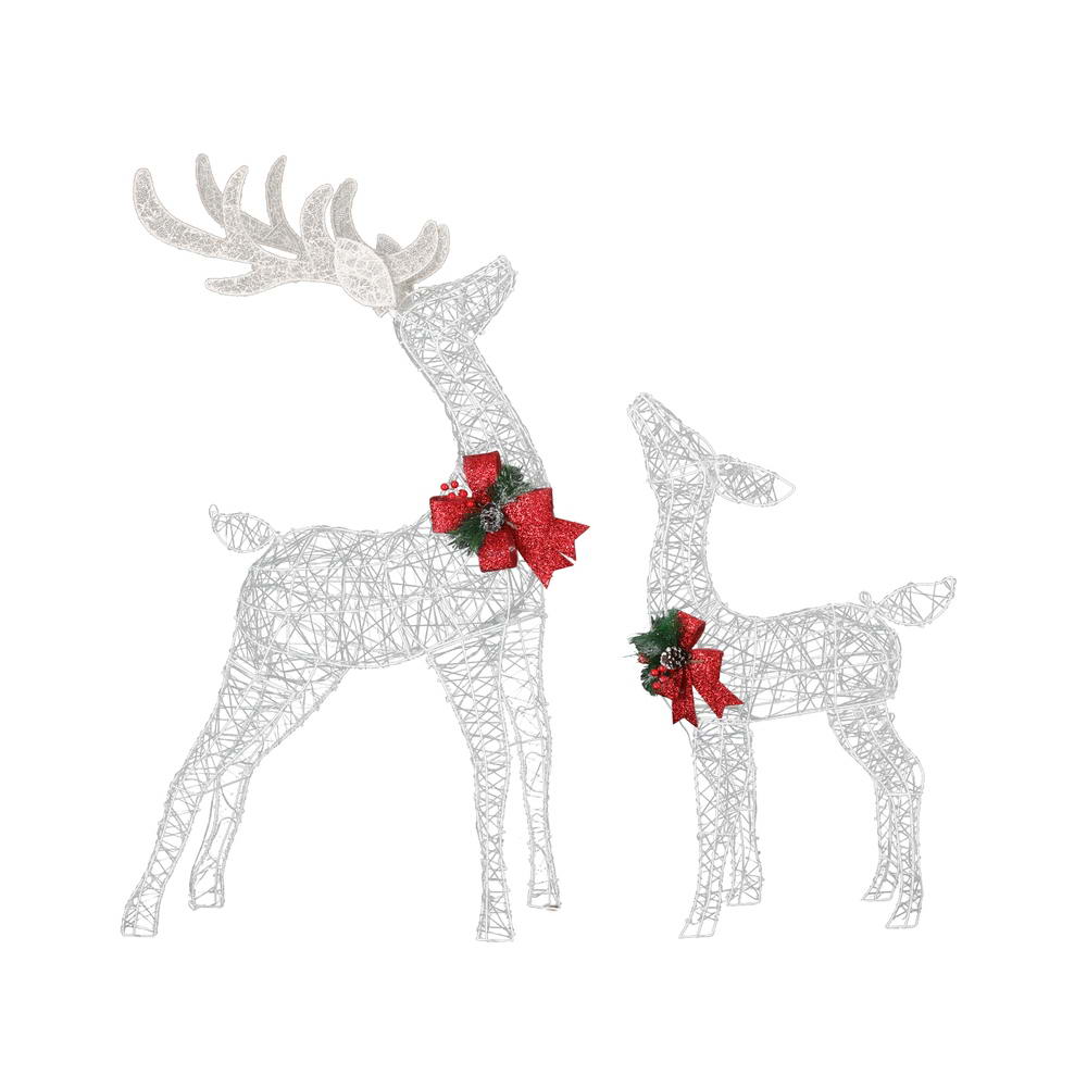 Christmas Lights | 2 PCS | 170 LED | Fairy Light Reindeer Decorations |  | Festive Lighting