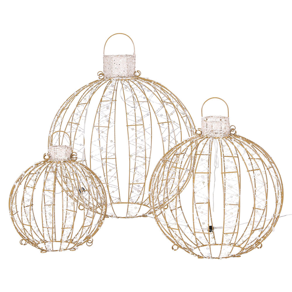 Christmas Lights | 3 PCS | 360 LED | Fairy Light Ball Decorations |  | Indoor Outdoor Lights