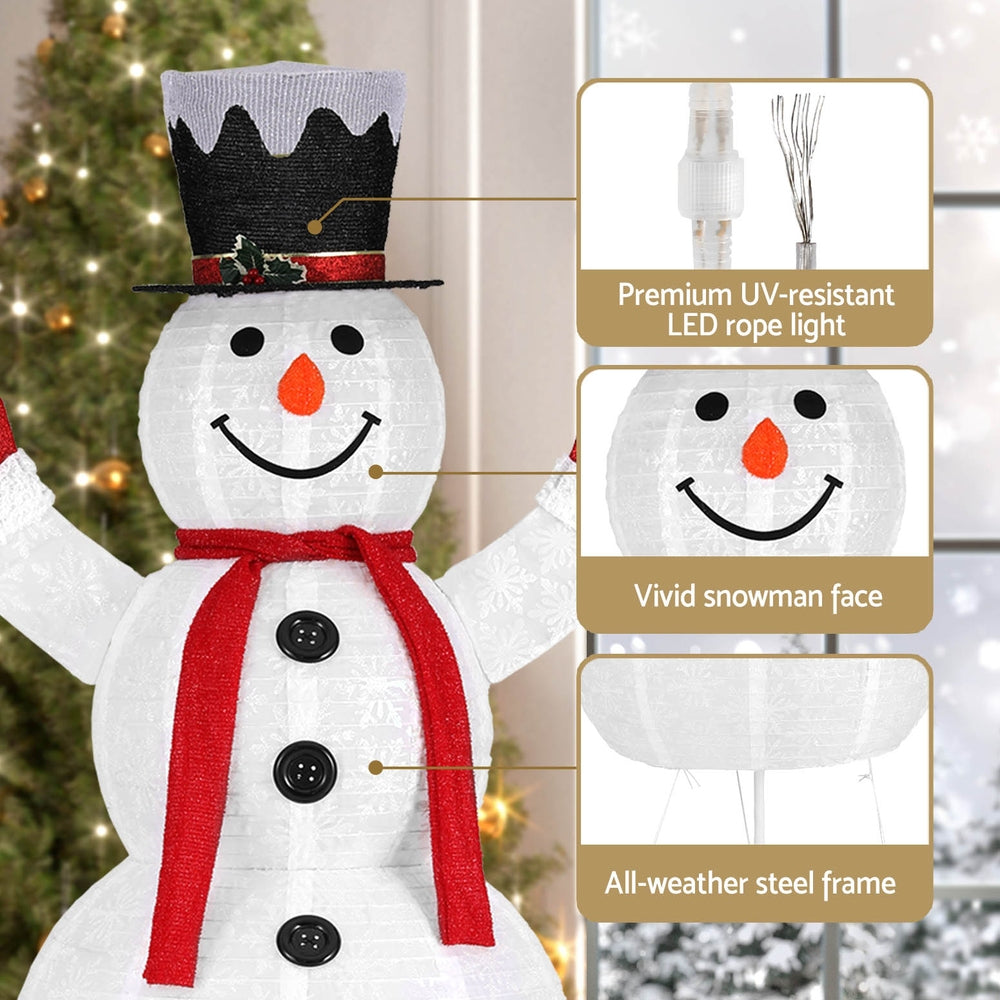 Christmas Lights | 1.7M | 200 LED | Fairy Light Snowman Decorations |  | Xmas Decor