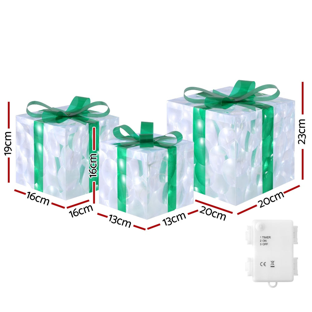 Christmas Lights | 3 PCS | 70 LED | Fairy Light Gift Box |  | Festive Decor