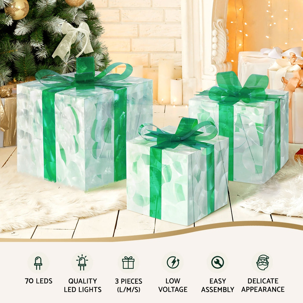 Christmas Lights | 3 PCS | 70 LED | Fairy Light Gift Box |  | Festive Decor