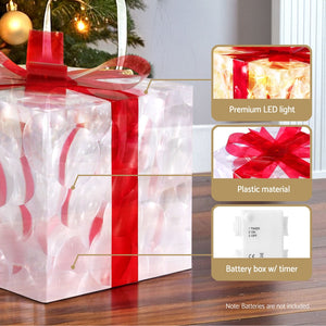 Christmas Lights | 3 PCS | 70 LED | Fairy Light Gift Box |  | Holiday Decor