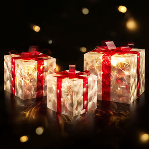 Christmas Lights | 3 PCS | 70 LED | Fairy Light Gift Box |  | Holiday Decor